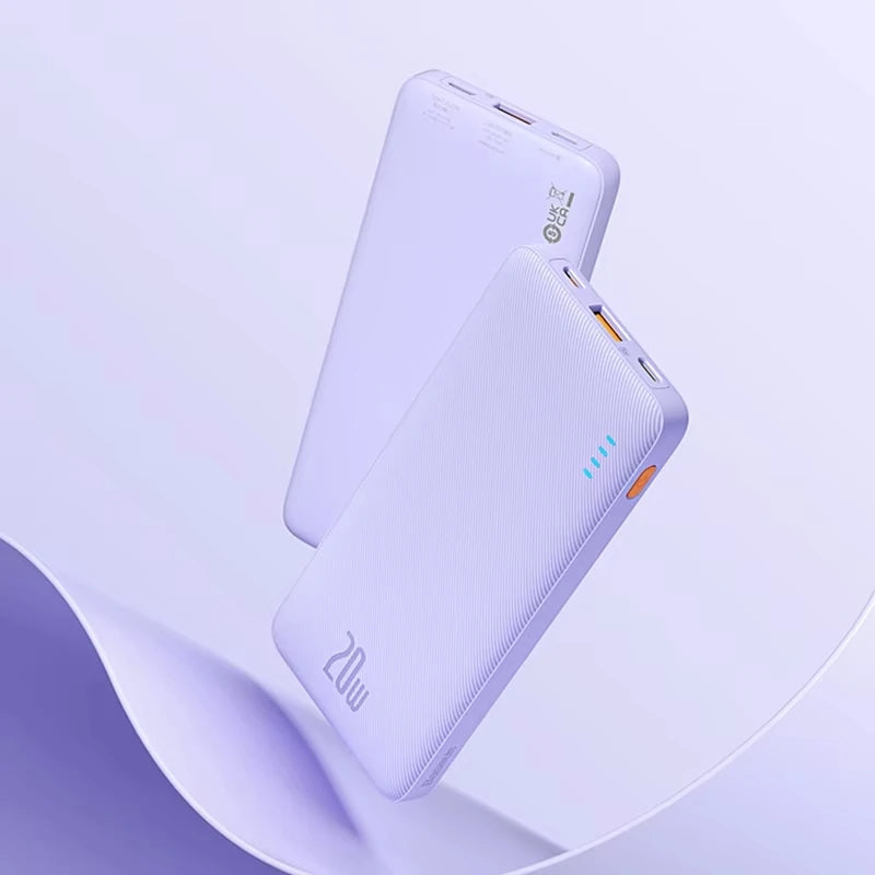 Carregador Portátil Baseus 10.000mAh – Compacto, Rápido e Confiável