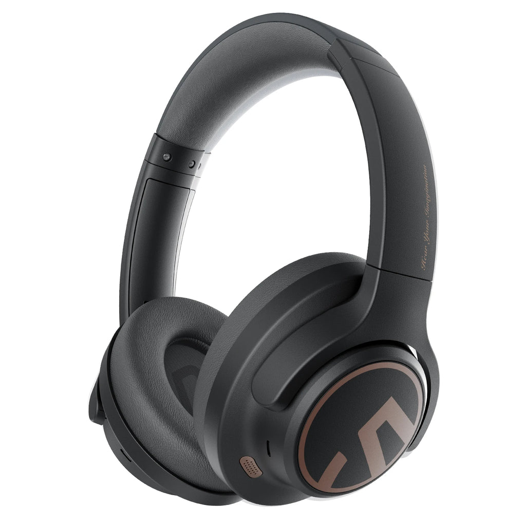 Headset SoundPEATS Space – Fone Bluetooth Over-Ear com Cancelamento Ativo de Ruído (ANC 35dB), Hi-Res LDAC e até 123h de Bateria