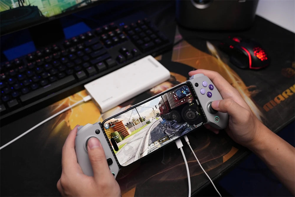GameSir G8 Galileo – Controle Gamer para iOS e Android, Design Ergonômico e Conexão USB-C