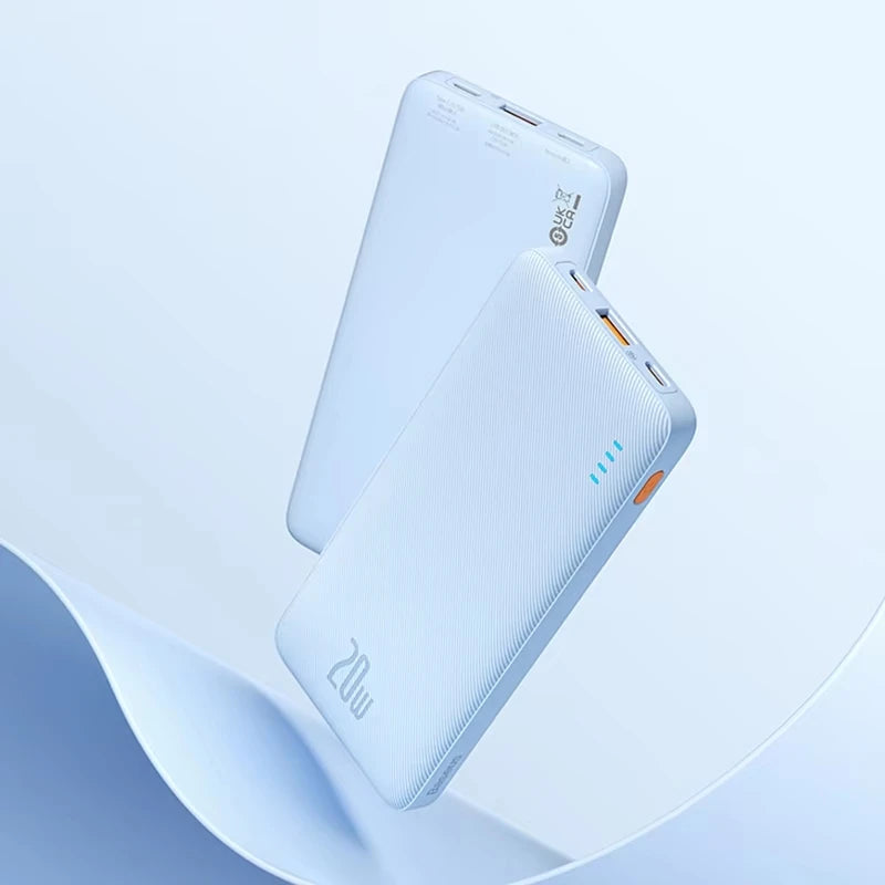 Carregador Portátil Baseus 10.000mAh – Compacto, Rápido e Confiável